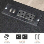 Szafka nocna z 4 szufladami i USB