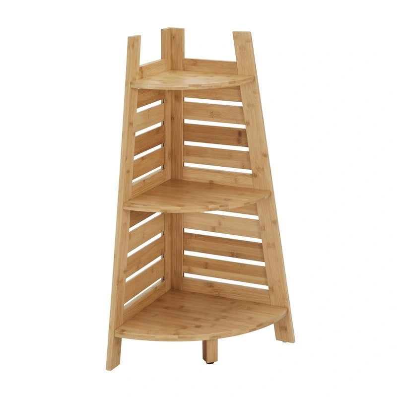 Bamboo Corner Shelf