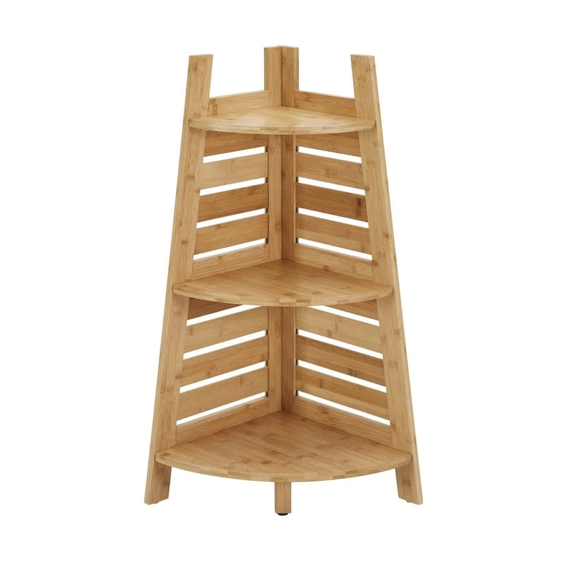 Bamboo Corner Shelf