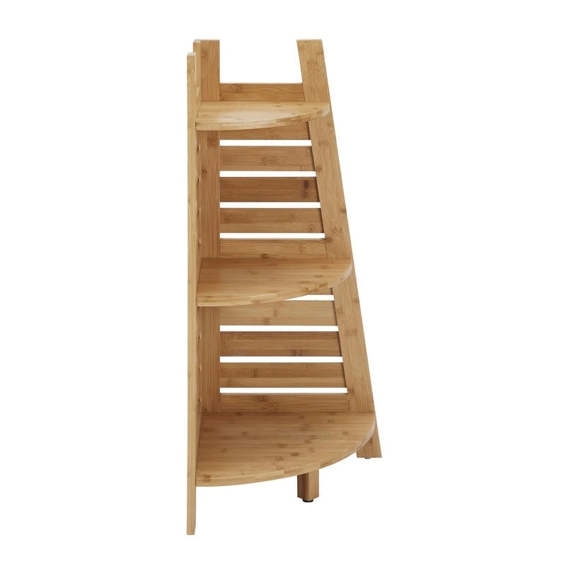 Bamboo Corner Shelf
