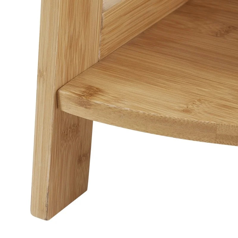 Bamboo Corner Shelf