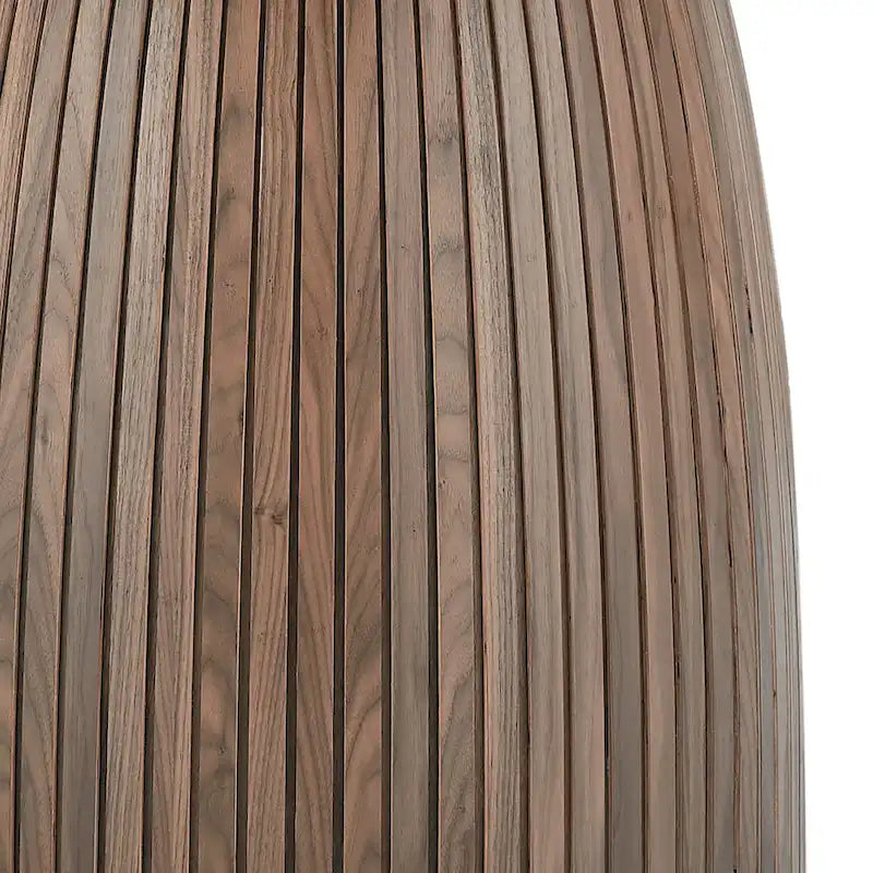 47,24 inch Dining Table for Dining Room 4-6 People Round Dinner Tables Mid-Century Modern Table with Wood Walnut