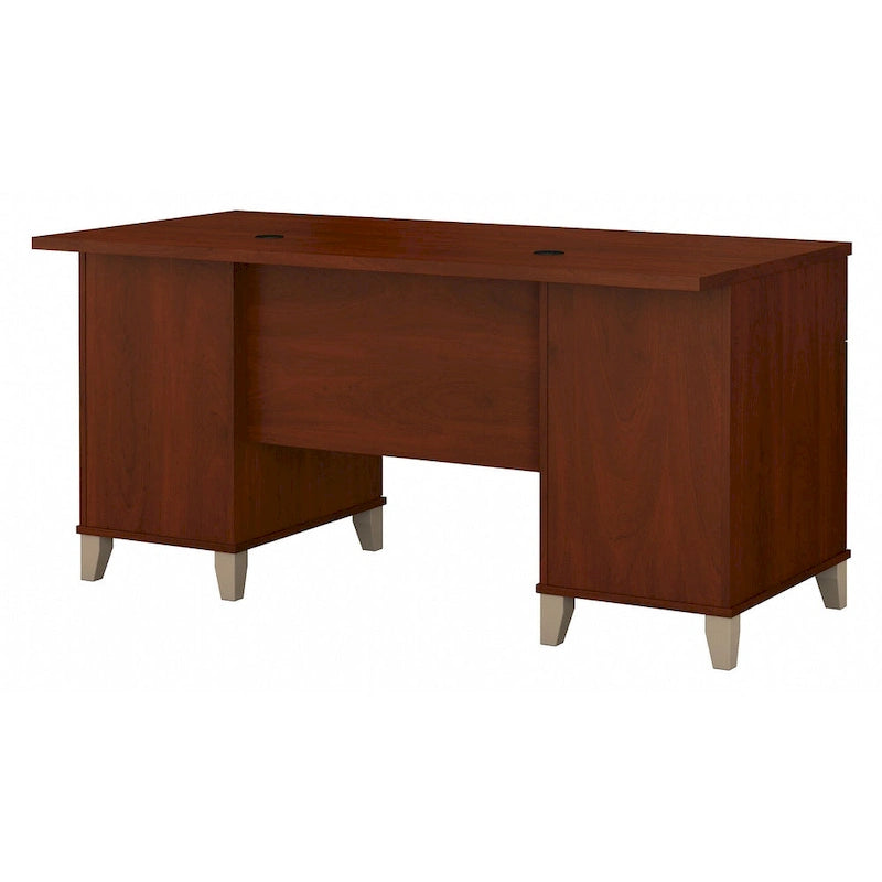 60W Office Computer Desk with Drawers