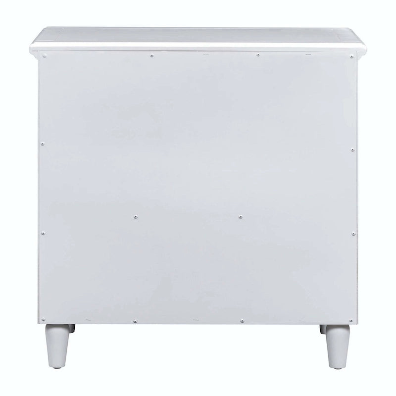 3-Drawer Nightstand Storage Wood Cabinet