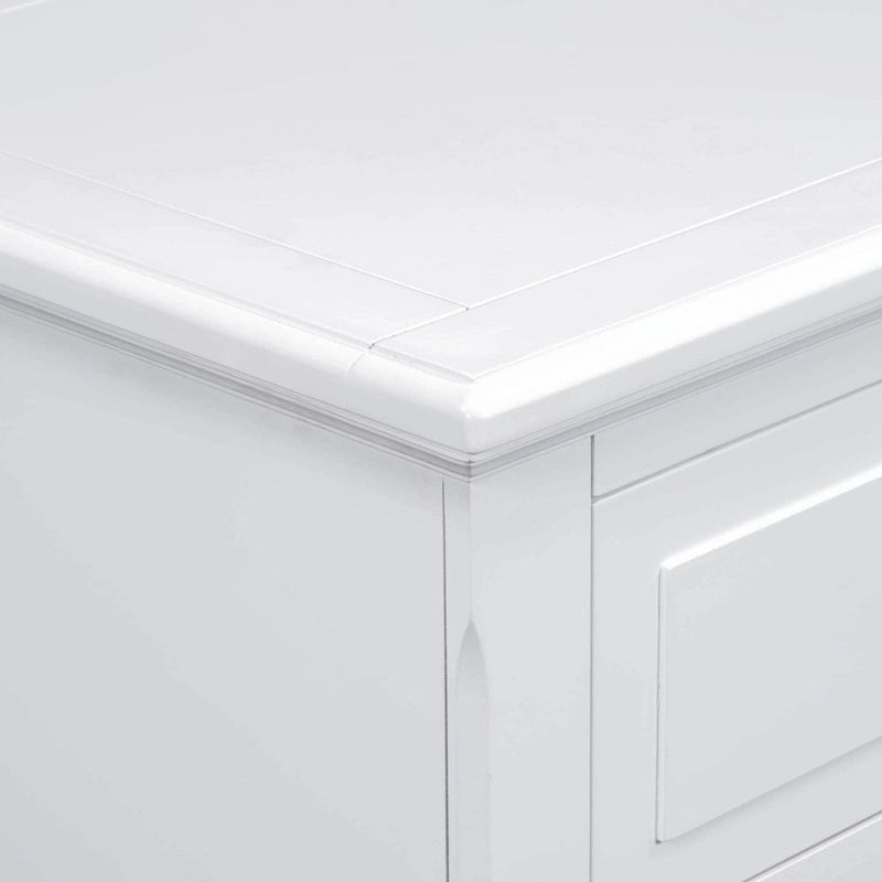 3-Drawer Nightstand Storage Wood Cabinet