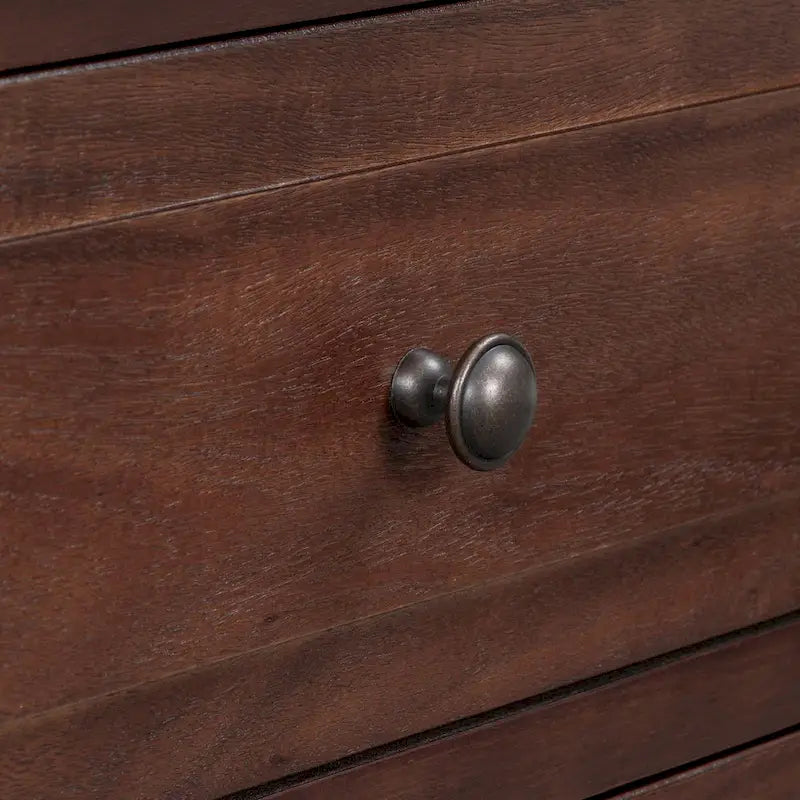 3-Drawer Nightstand Storage Wood Cabinet