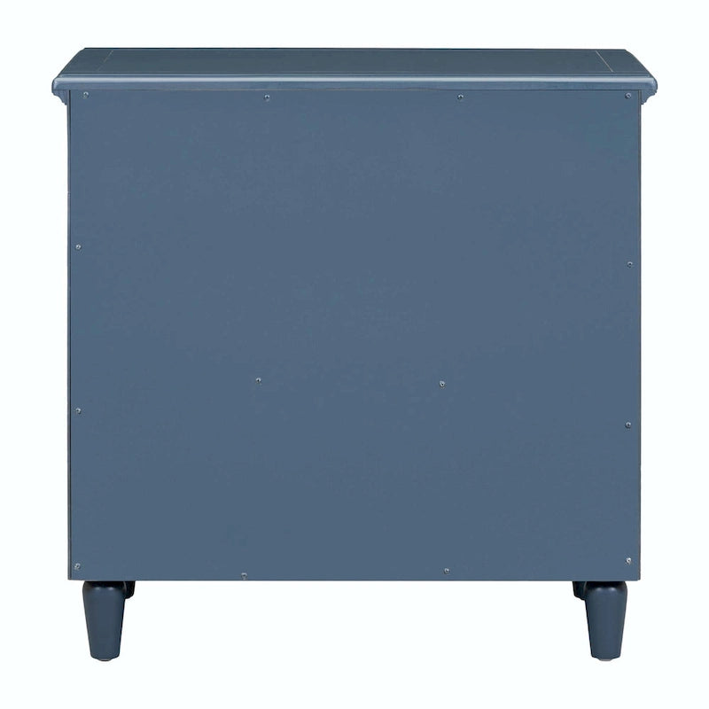 3-Drawer Nightstand Storage Wood Cabinet