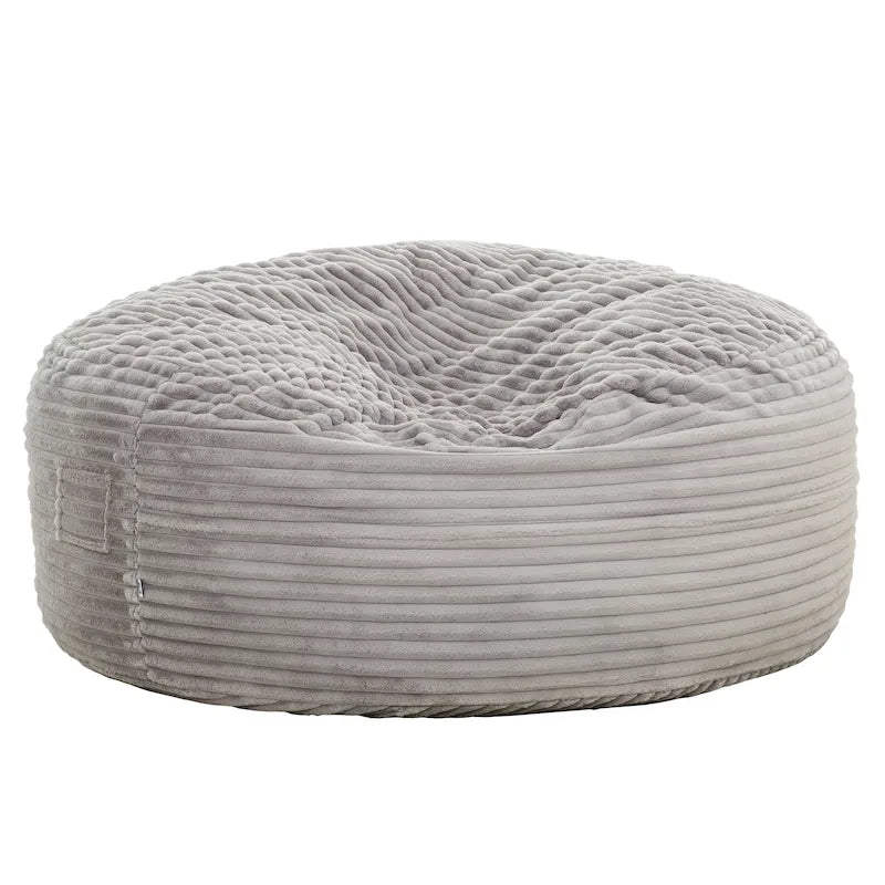 6ft Faux Fur Foam Bean Bag
