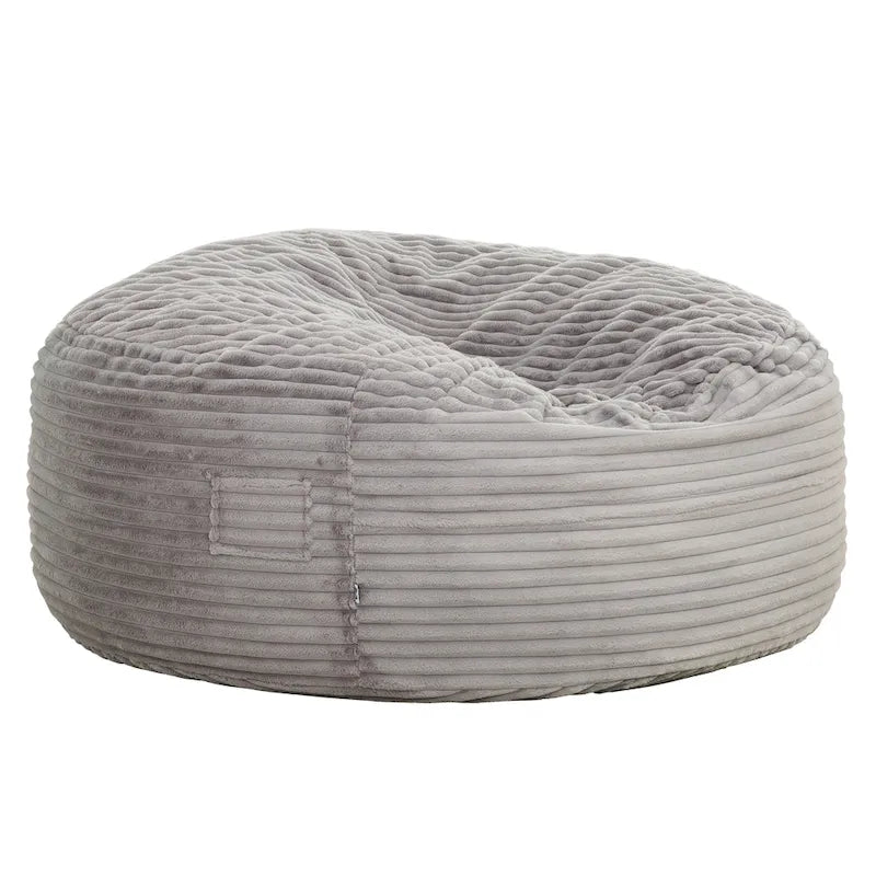 6ft Faux Fur Foam Bean Bag