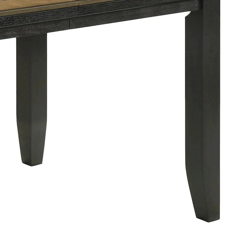60-78 Inch Counter Height Dining Table, Extendable, Brown Wood